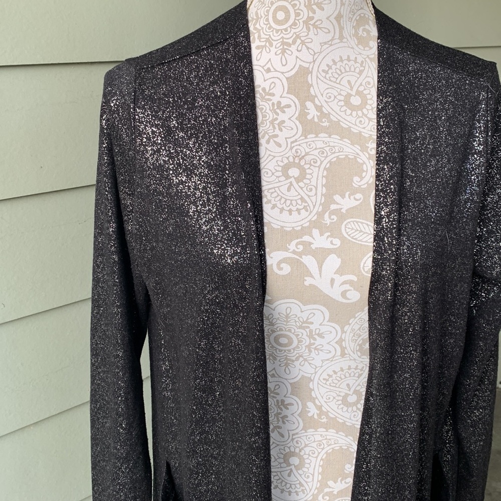 Black Duster Cardigan